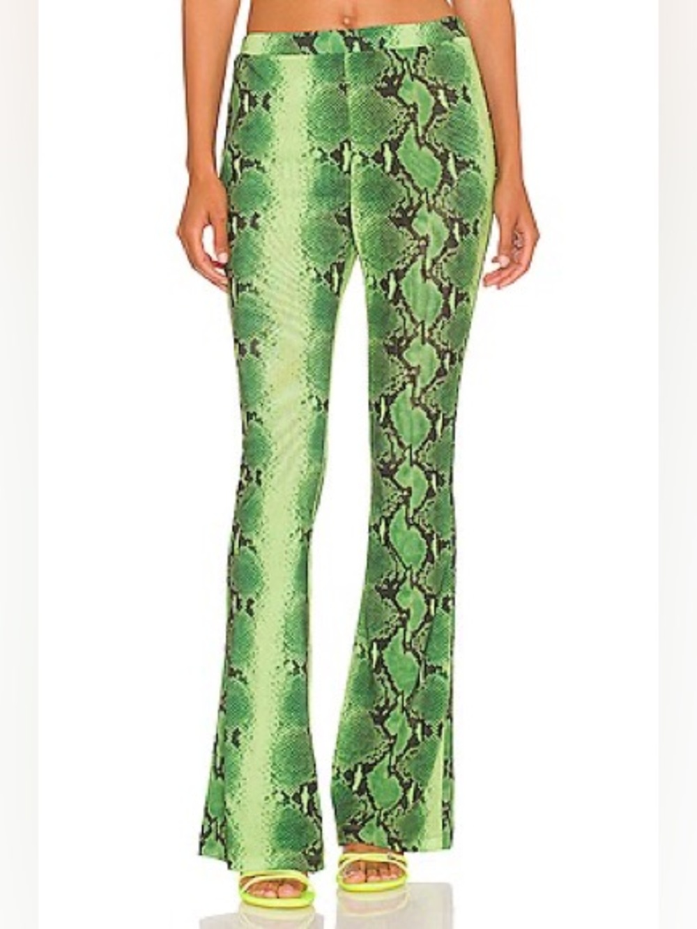 Cult Gaia x Bratz Sheridan Pant XL Ombre Snakeskin NWT Statement